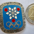 VANHA Virallinen Merkki biS Olympia 1968 Grenoble RanskaUPEA - pikkukuva 1