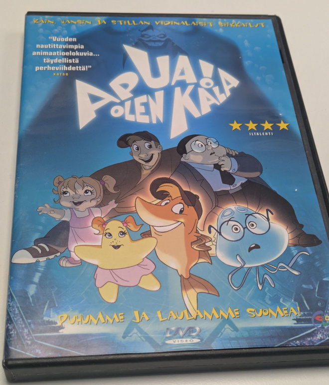 Apua! Olen Kala (DVD) HIENO KUNTO!!