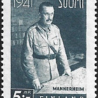 1941 Sotamarsalkka Mannerheim 5 mk ** LaPe 253 W II 19 mm - pikkukuva 1