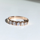 Näyttävä Timanttisormus. 5X  0.11Ct  18 karaatin. - pikkukuva 4