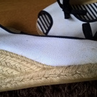 Sini-valkoiset kiilakorko Avokkaat / Espadrillot - koko 38 - pikkukuva 3