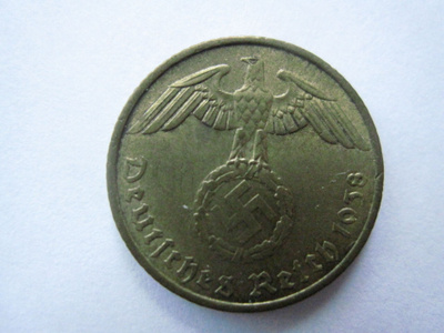 Natsi-Saksa 5 pf. 1938