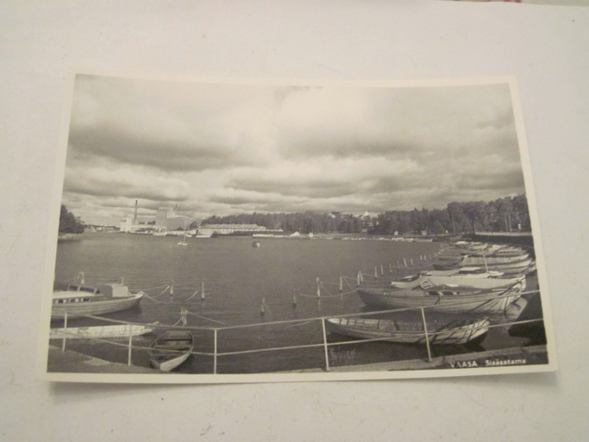 VANHA Postikortti Vaasa 1950-l Alkup.Mallikappale