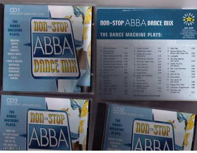 Non Stop Abba Dance mix, 3cd box