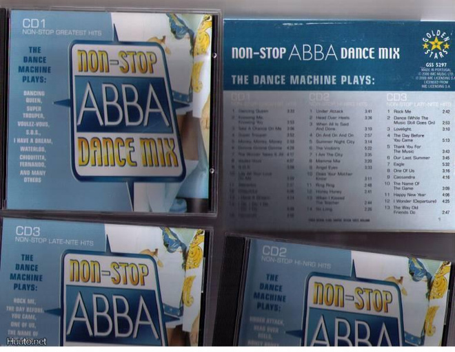 Non Stop Abba Dance mix, 3cd box