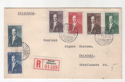 FDC 1941 Ryti