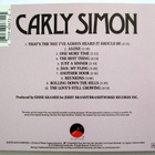 CARLY SIMON "1971" CD HUIPPUKUNTO - pikkukuva 2