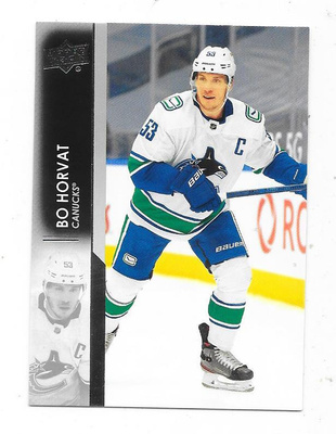 2021-22 Upper Deck #175 Bo Horvat , Vancouver Canucks