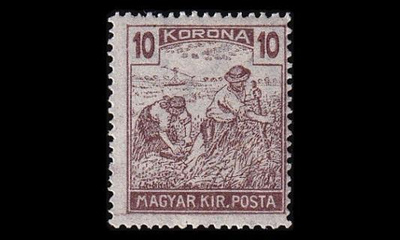 Unkari 341 ** Viikatemies 10 Kr (1921)