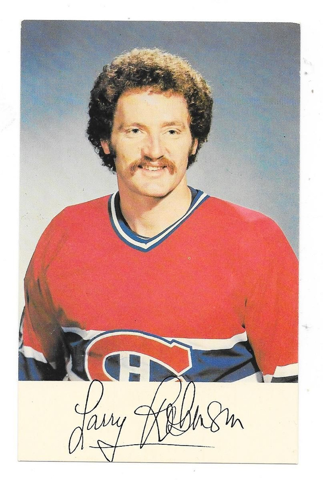 1980-81 Montreal Canadiens Teamissued # Larry Robinson