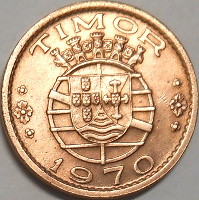 Timor. 20 centavos 1970.