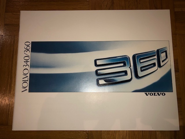 Esite Volvo 340 & Volvo 360, 1988
