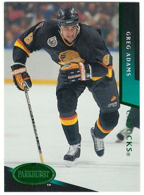 93-94 Parkhurst Emerald Ice #480 Greg Adams