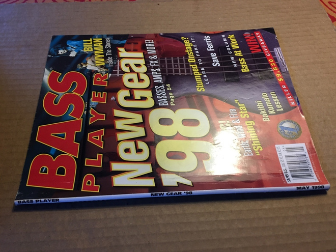 BASS PLAYER MAGAZINE 5/1998 HYVÄ
