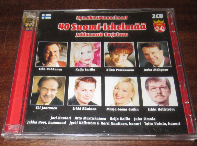 40 Suomi-iskelmää juhlatanssit Karjalassa 2cd UUSI