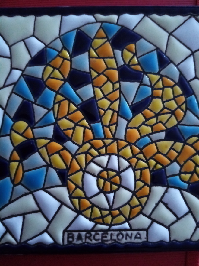 GAUDI BARCELONA MOSAIIKKI TAULU