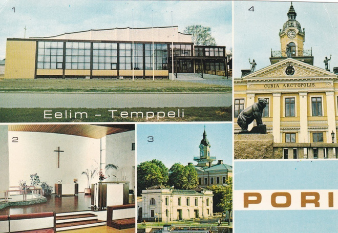 KIRKKOKORTTI - PORI - EELIM TEMPPELI