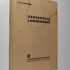 L. A. Castren : Kansakoululainsäädäntö - pikkukuva 1