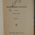 Annie Bock: Itsemurhaajan tunnustus, Kullervo 1910. 141 s. - pikkukuva 3