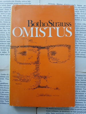Botho Strauss - Omistus (sid.)