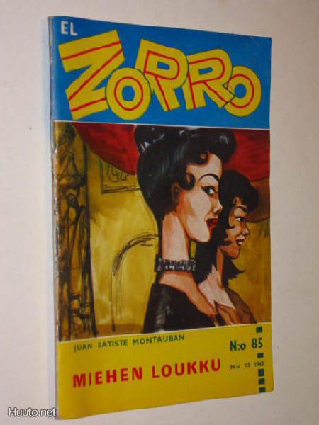 El Zorro no 85  - 12/1965 - Miehen loukku