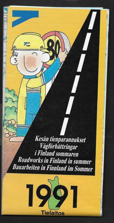 Kesän tieparannukset 1991 (kartta)