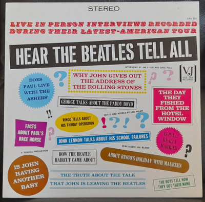 Beatles - Hear the Beatles tell all lp