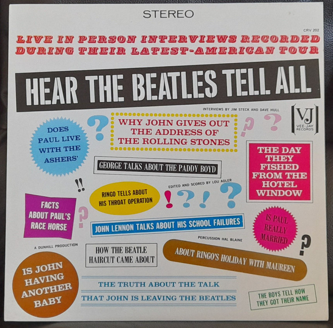 Beatles - Hear the Beatles tell all lp
