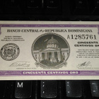 Dominikaaninen TSV 50 centavos 1961 P89 UNC - pikkukuva 1