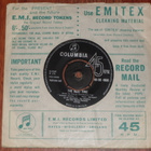7" CLIFF RICHARD - bachelor boy - single -62 rock & roll EX- - pikkukuva 2
