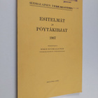 Suomalainen tiedeakatemia : esitelmät ja pöytäkirjat 1967 - pikkukuva 1