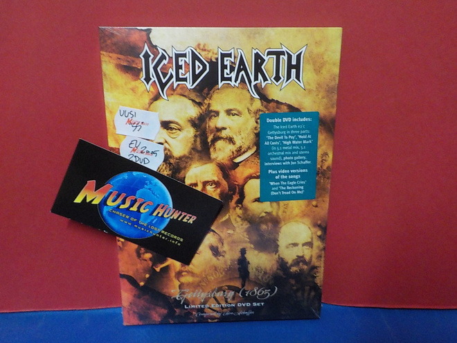 ICED EARTH - GETTYSBURG 1863 UUSI EU 2005 2DVD