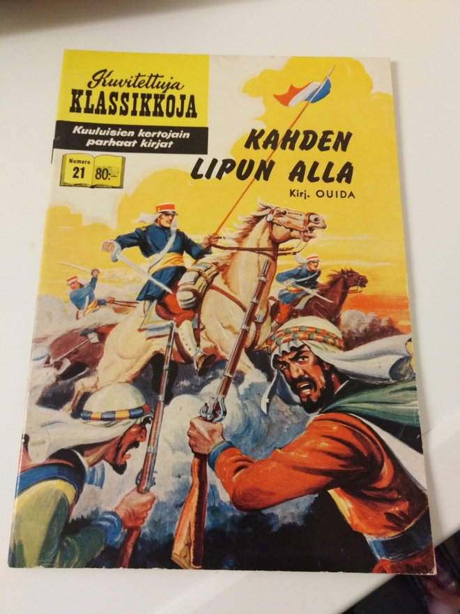 Kuvitettuja klassikkoja nro.21 Kahden lipun alla