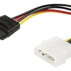 Bandridge Virtasovitinkaapeli Molex Uros - SATA Naaras 0.15m - pikkukuva 3