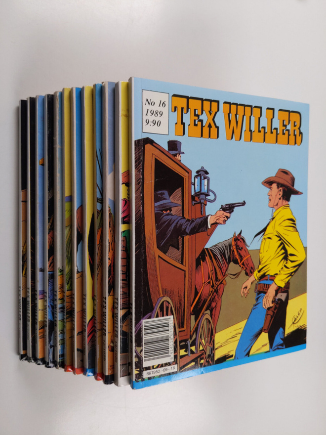 Tex Willer 1989 (nrot 1-4, 7-13 ja 16)