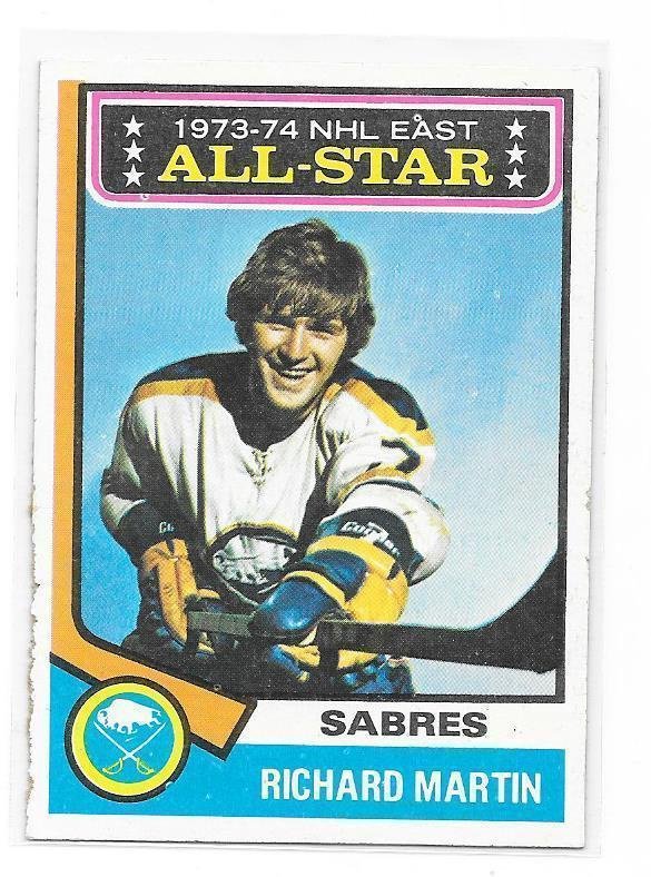 1974-75 Topps #127 Richard Martin Buffalo Sabres