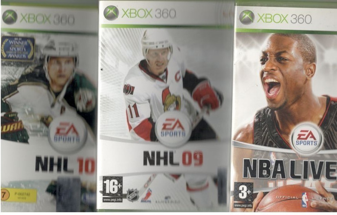NBA LIVE 06.NHL 10 JA NHL 09