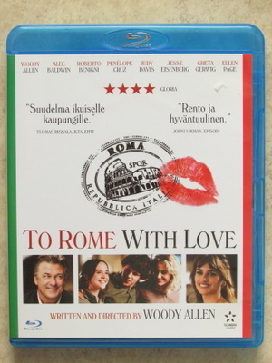 To Rome with Love, blu-ray. Woody Allen
