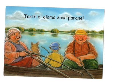 °"TÄSTÄ EI ELÄMÄ ENÄÄ PARANE!"° -KORTTI / Hörölä