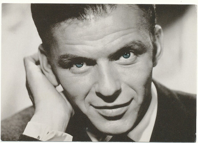 Laulaja FRANK SINATRA -postikortti