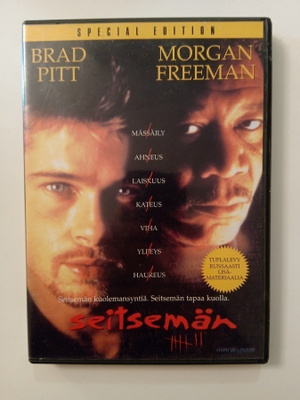 Seitsemän. Pitt, Freeman, 2-Levyn Special edition - DVD