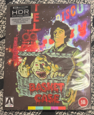 BASKET CASE (4K ULTRA HD) ARROW VIDEO UUSI MUOVEISSA