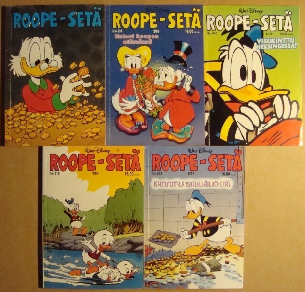 Roope-Setä numerot 213 215 223 234 240