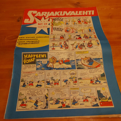 SARJAKUVALEHTI 1957-21 ISO