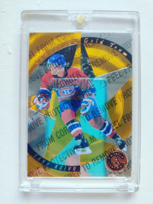 Saku Koivu - 97-98 Pinnacle Certified Gold Team /300