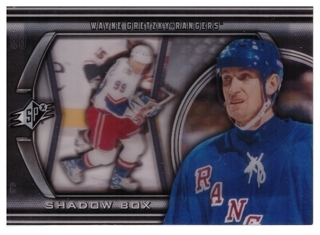 WAYNE GRETZKY Rangers 11-12 SPx Shadow Box #1