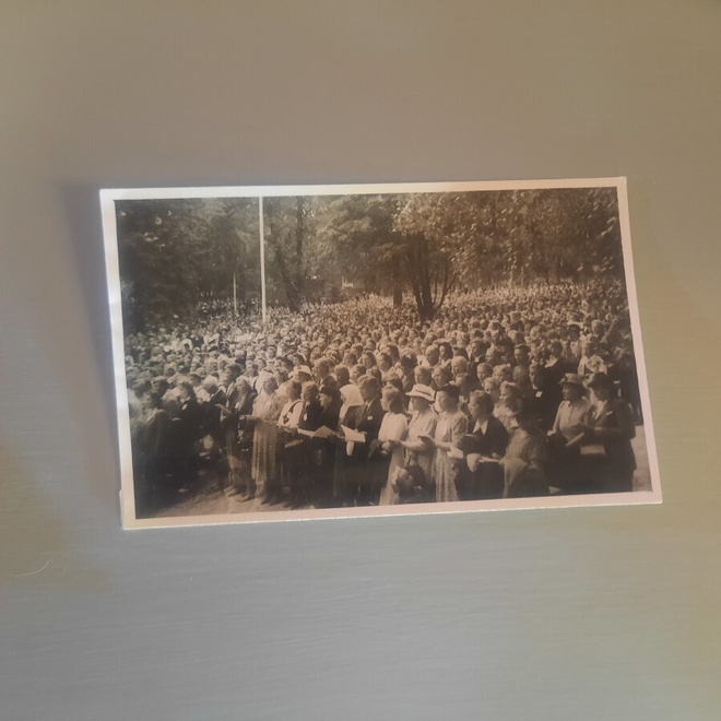 PK Jyväskylä kirkolliset laulujuhlat -46 Suur-kuoro harj *