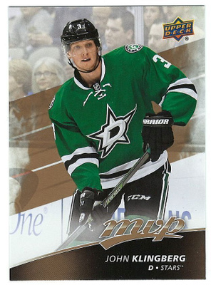 17-18 Upper Deck MVP #133 John Klingberg Ex-Jokerit 2011-12