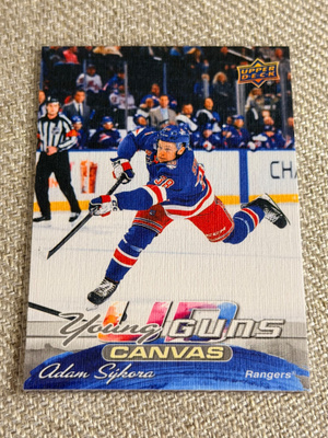 ADAM SYKORA UD CANVAS YOUNG GUNS RANGERS