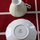 3 kpl Adderley Fine Bone China England kuppi+lautanen - pikkukuva 5
